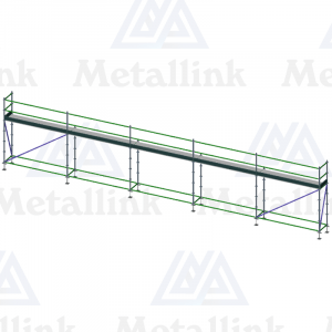 15m Ringlock Scaffold / Scaffolding Package, Single Level