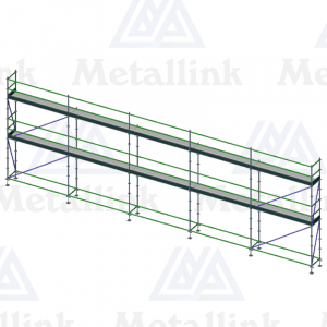 15m Ringlock Scaffold / Scaffolding Package, Double Level