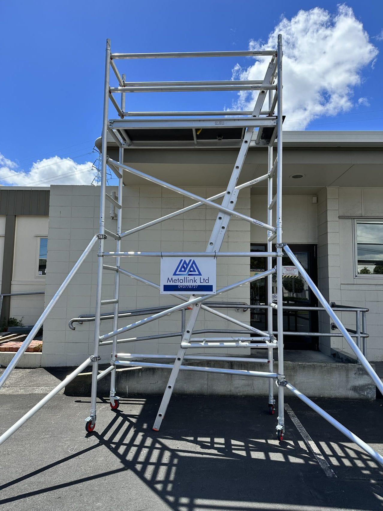 Aluminium Mobile Scaffold 5M – Single Width - Image 2