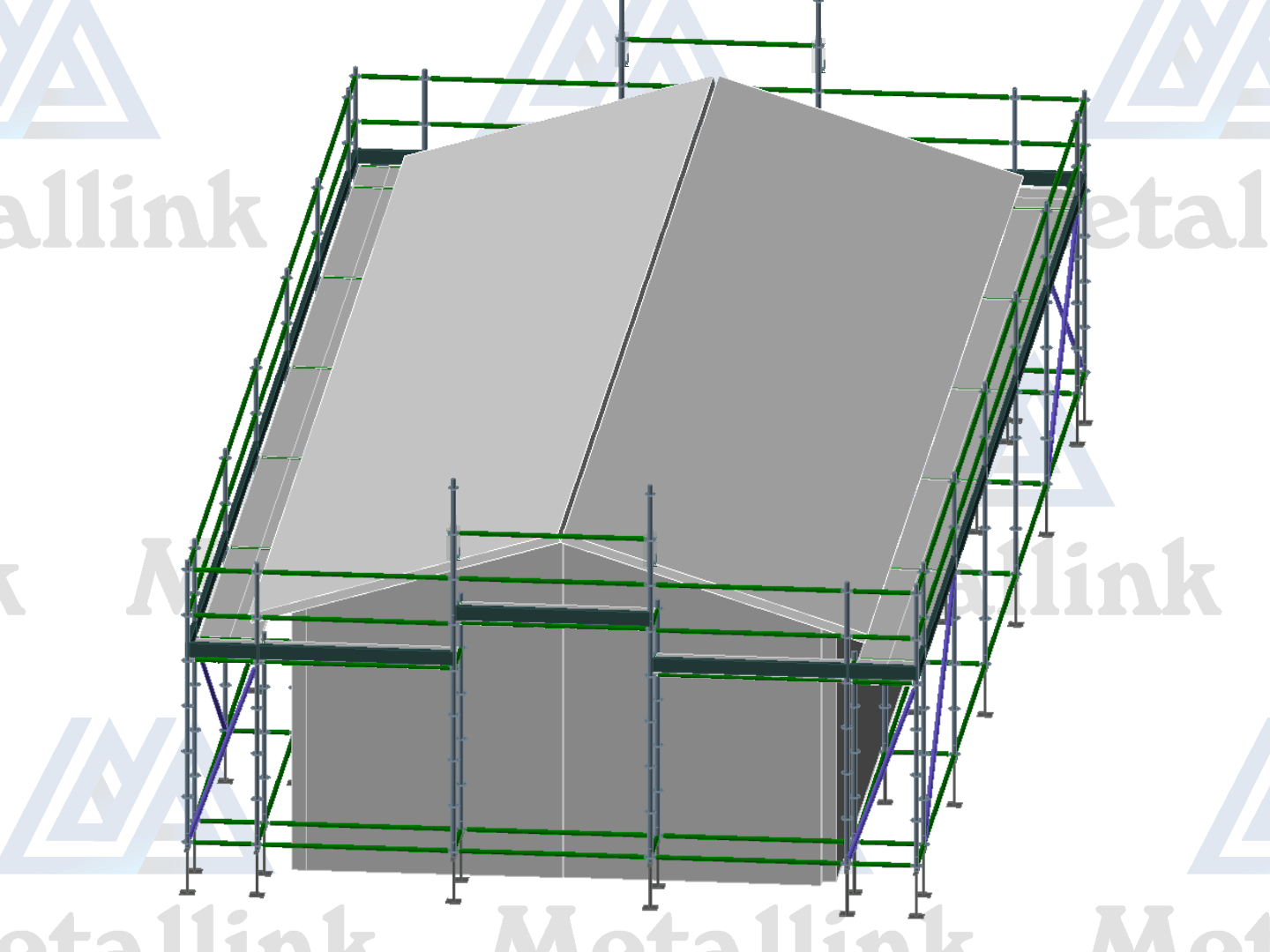 Aluminium Scaffolding House Pack 42m - Image 2