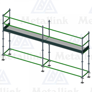 5m Ringlock Scaffold / Scaffolding Package, Single Level