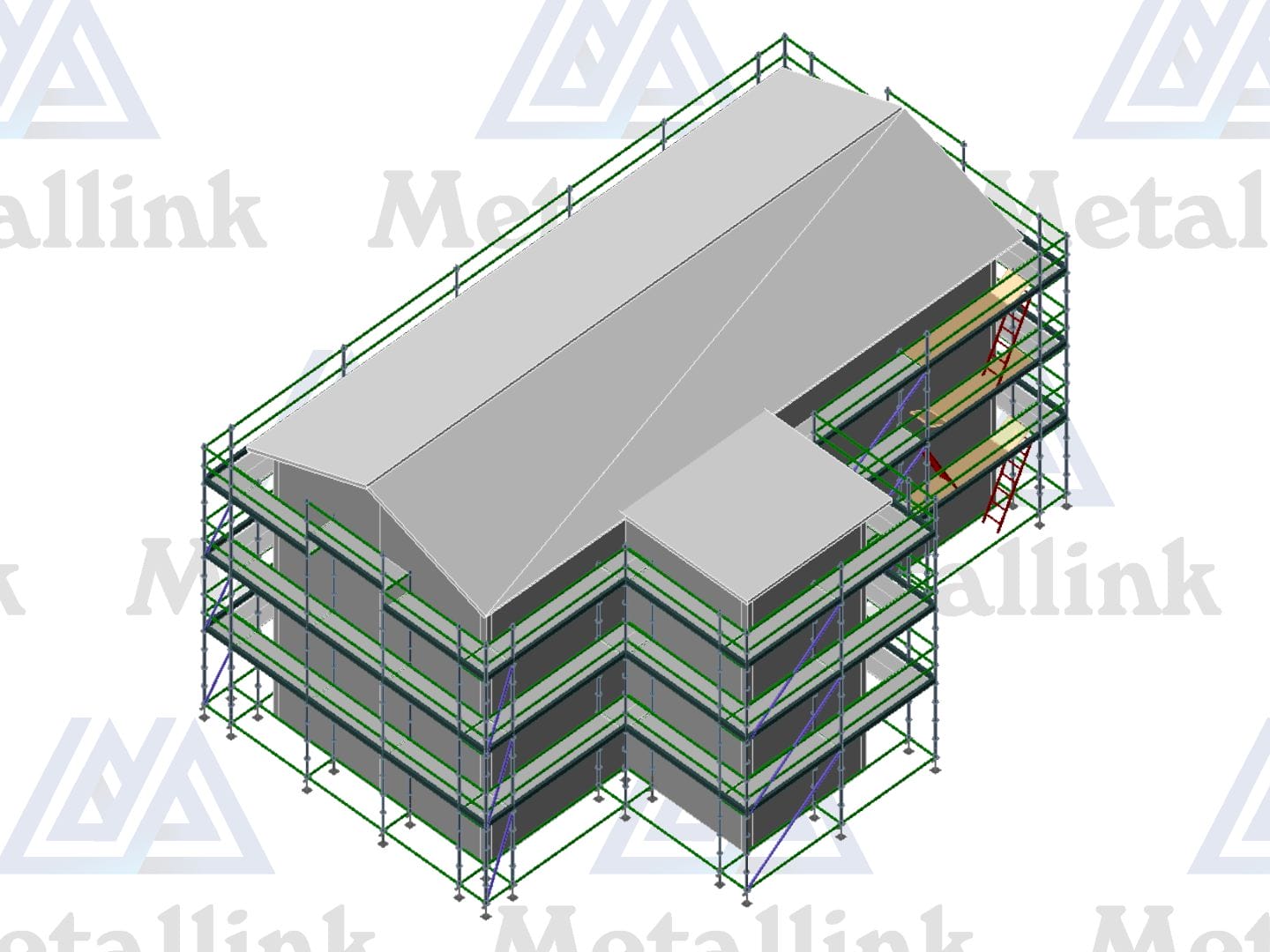House Pack: 54m Ringlock Scaffold, 3-Level - Image 3