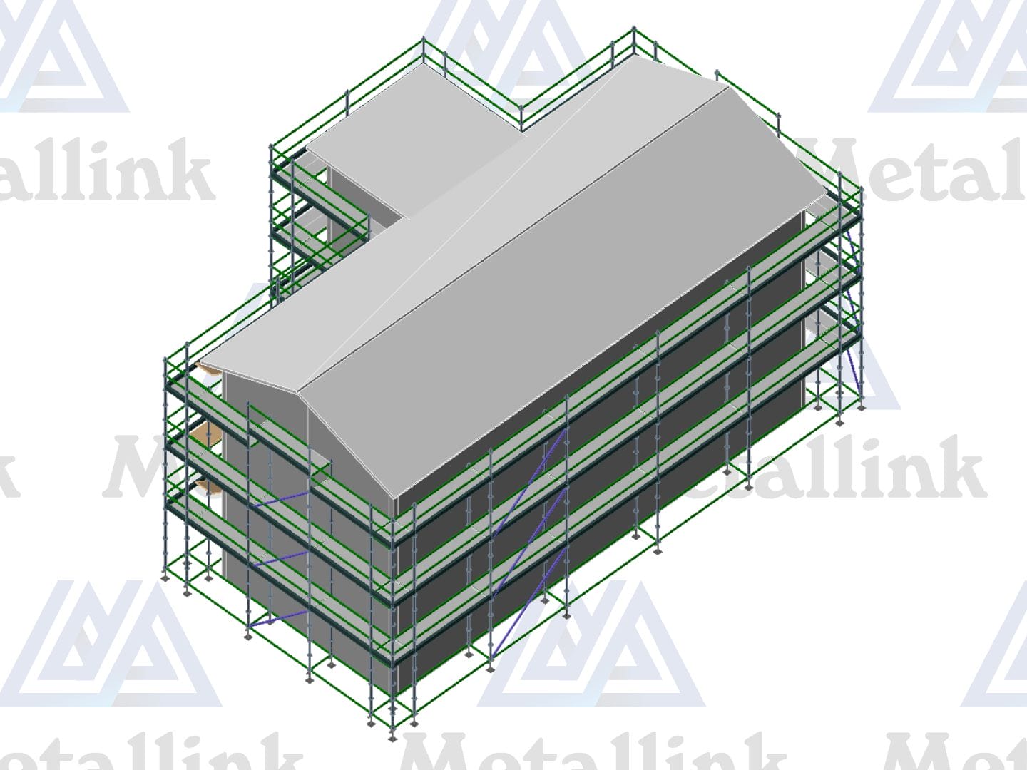 House Pack: 54m Ringlock Scaffold, 3-Level - Image 5