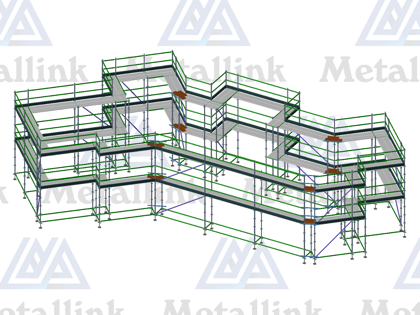 House Pack: 62m Ringlock Scaffold, 2-Level - Image 5