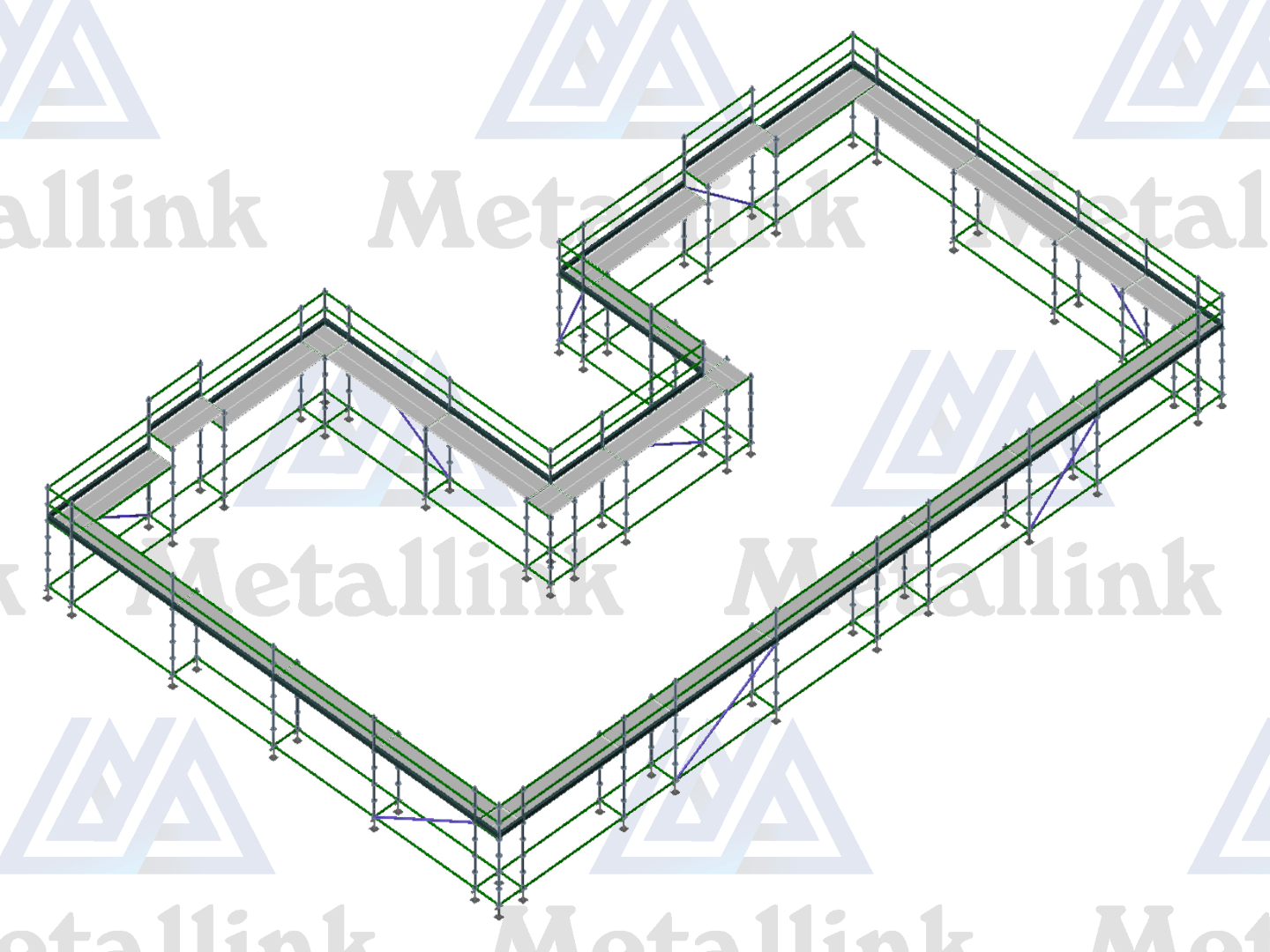 House Pack: 80m Ringlock Scaffold, 1-Level - Image 5