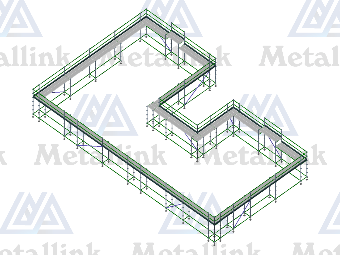 House Pack: 80m Ringlock Scaffold, 1-Level - Image 6