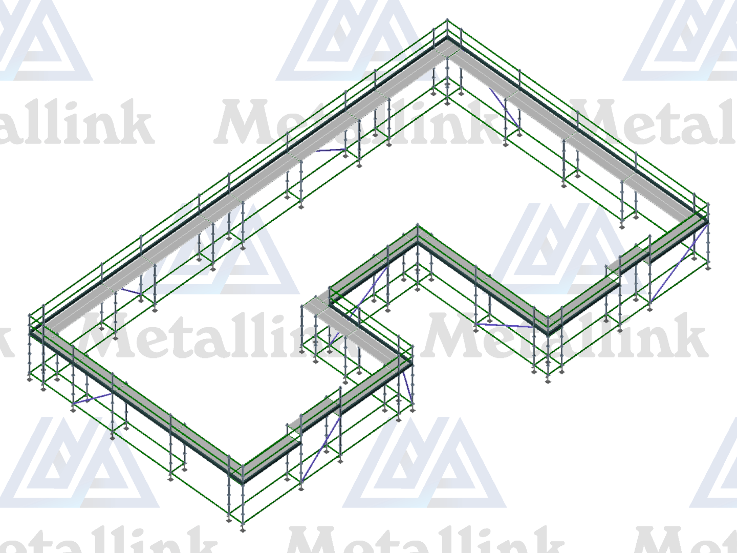 House Pack: 80m Ringlock Scaffold, 1-Level - Image 7