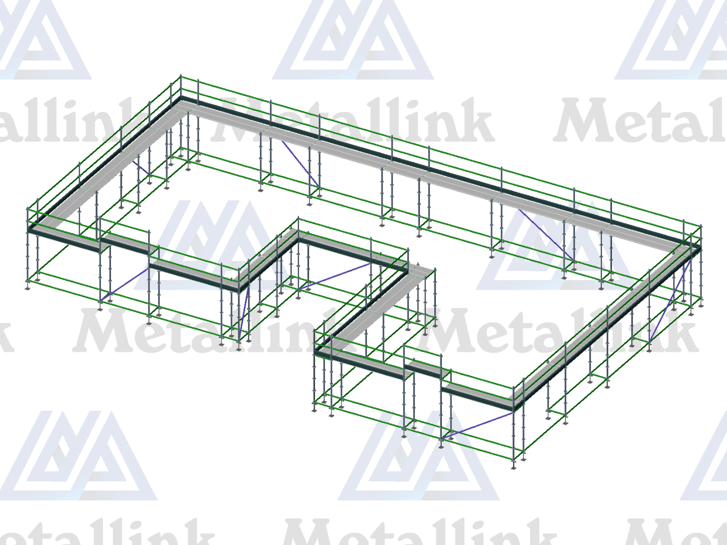 House Pack: 80m Ringlock Scaffold, 1-Level - Image 8