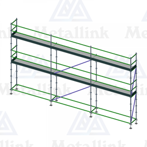 9m Ringlock Scaffold / Scaffolding, Double Level