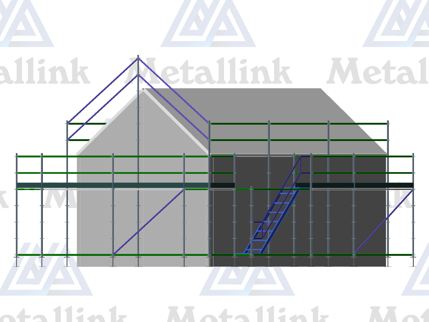 Roof Edge Protection: Gabled, 26m, 1-Level - Image 4