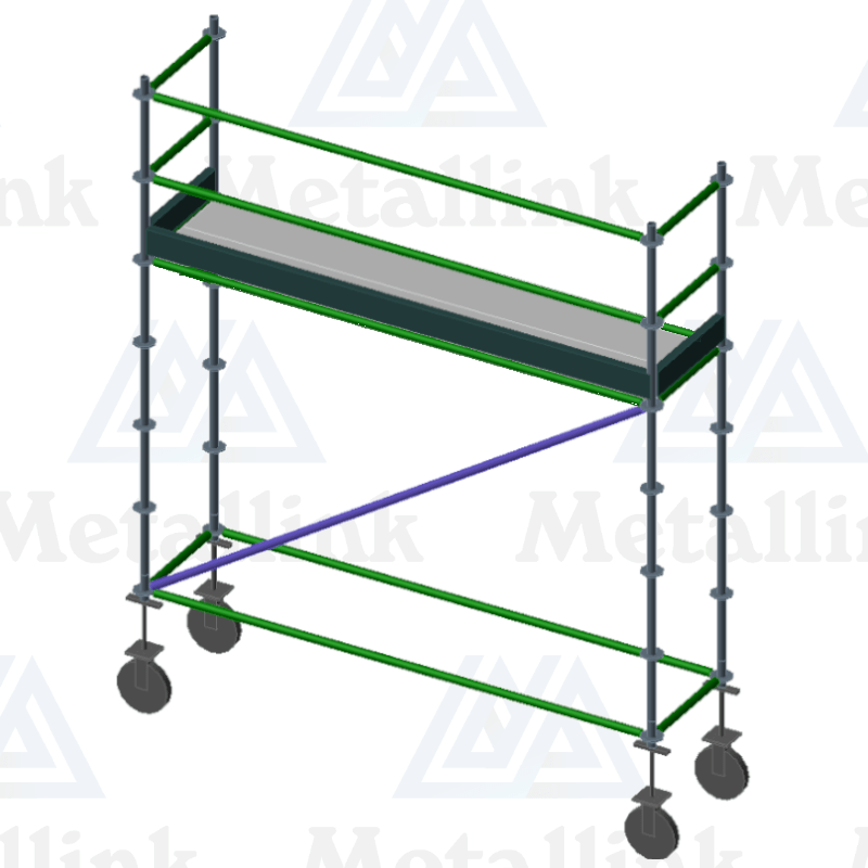 Aluminium Mobile Scaffolding 3m (Deck Height)
